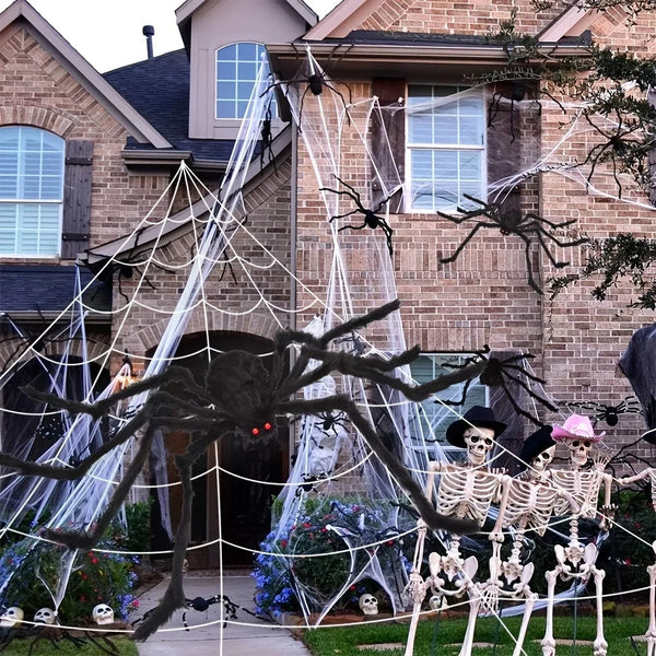 Jättespindel Halloween Dekor