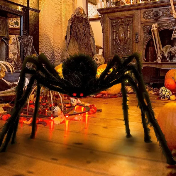 Jättespindel Halloween Dekor
