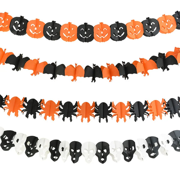 Skrämmande Halloween Banner