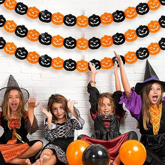 Skrämmande Halloween Banner